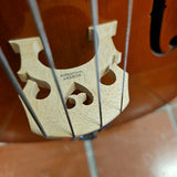 Second-hand Cello, Josef jan Dvorak 40/1 series by Strunal, Czech Republic, 1990, inc gig bag and new student bow, 1/2 size