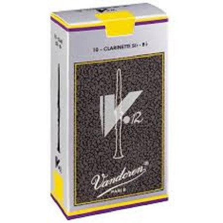 Vandoren 'V12' Clarinet Reeds - Box of 10 (Various strengths)