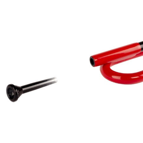 PBugle Fanfare In Sib - Plastica ABS Rossa | Leggera E Robusta | Con Bocchino 7C - Foto 8